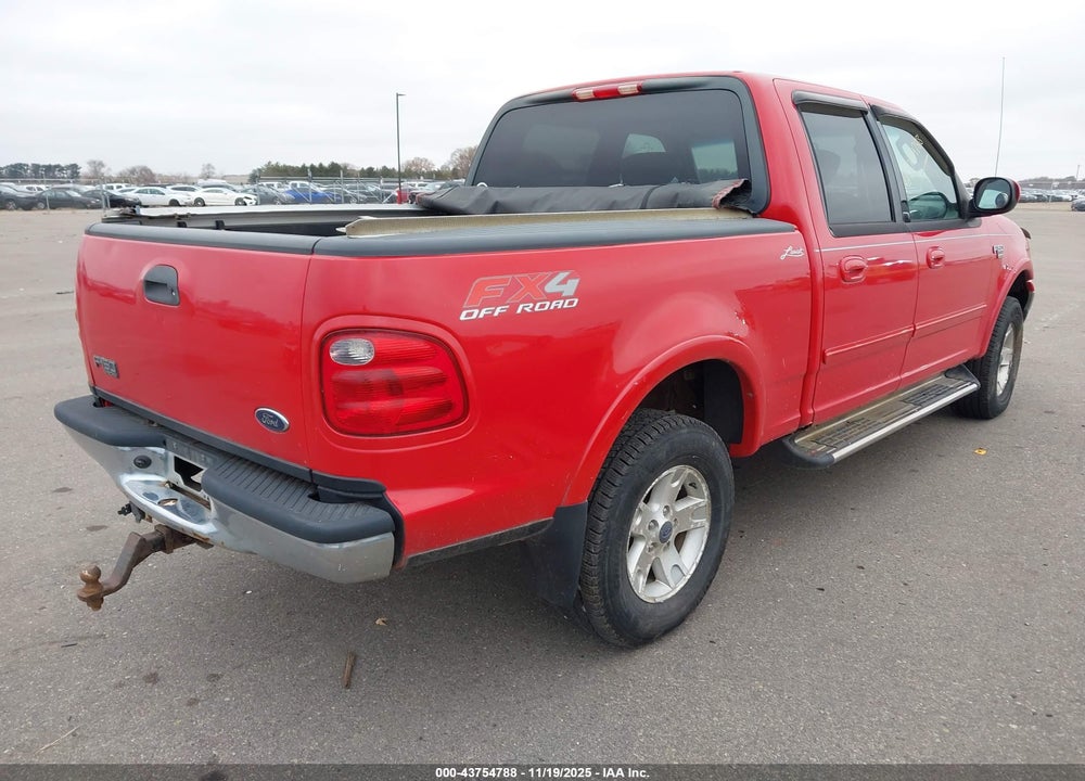 2002 FORD F-150 LARIAT/XLT VIN: 1FTRW08L82KC40280