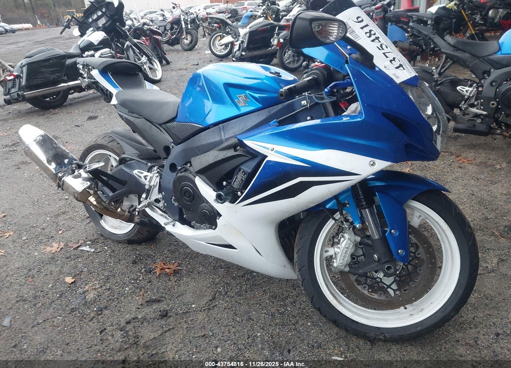 2011 SUZUKI GSX-R600 VIN: JS1GN7FA2B2101969