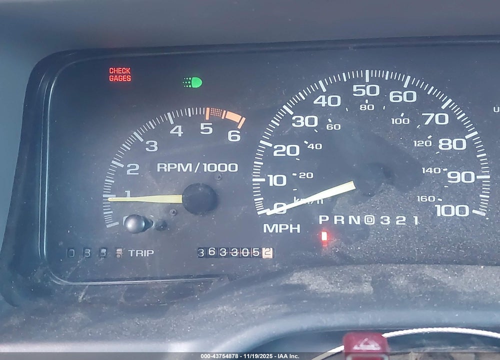 1996 CHEVROLET GMT-400 K1500 VIN: 1GCEK19M3TE118112