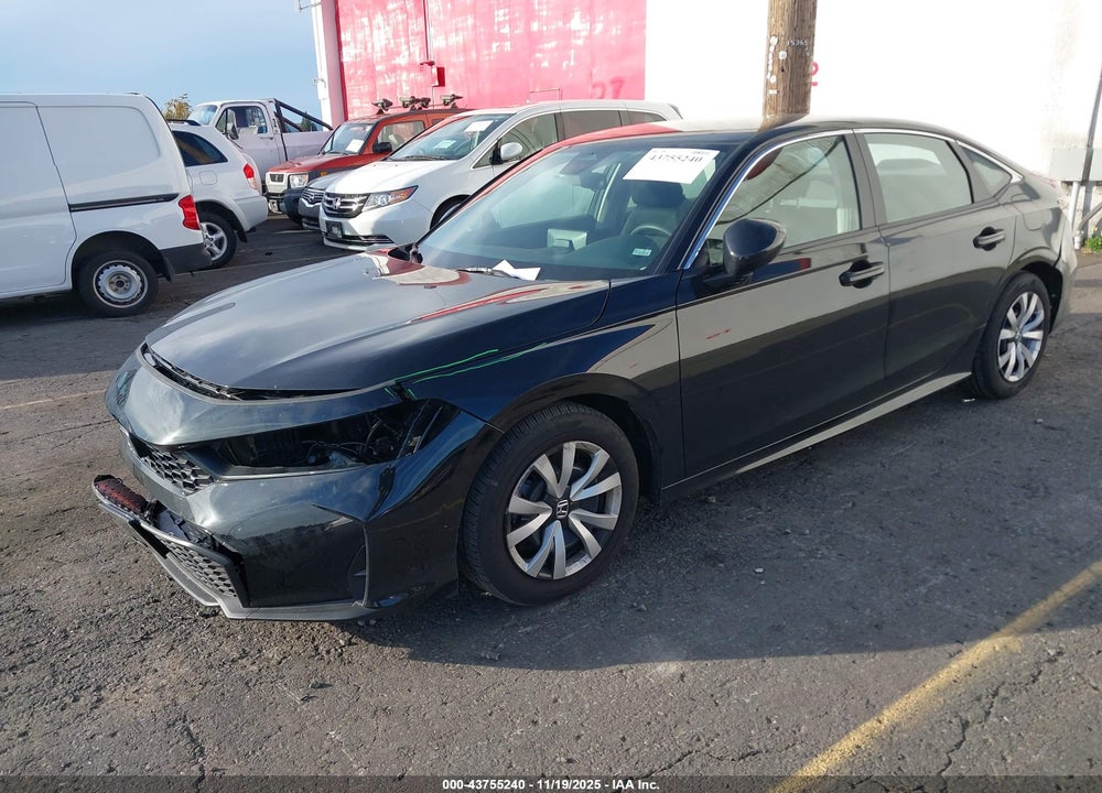2025 HONDA CIVIC LX VIN: 2HGFE2F28SH596846