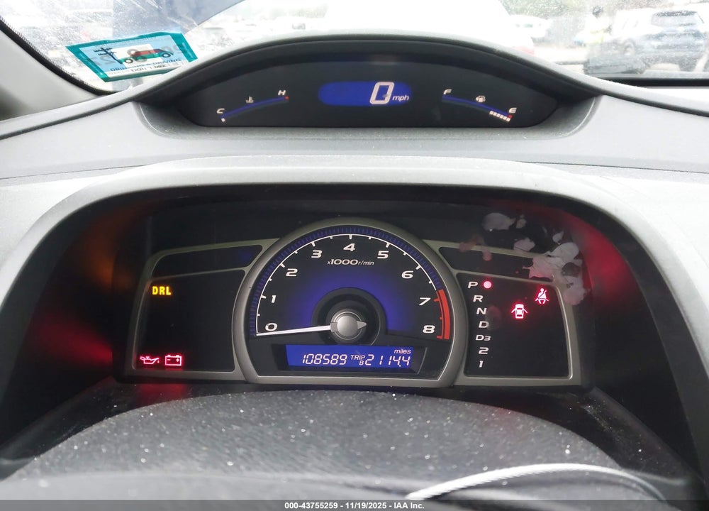 2010 HONDA CIVIC VIN: 19XFA1F68AE065261