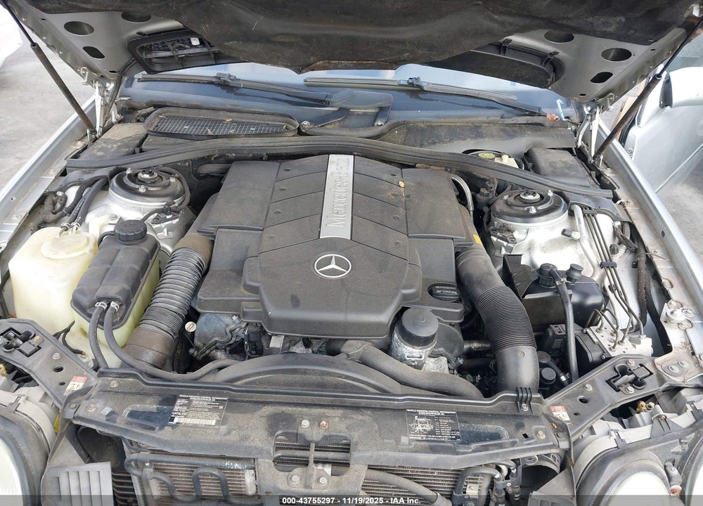 2002 MERCEDES-BENZ CL 500 VIN: WDBPJ75J22A021787