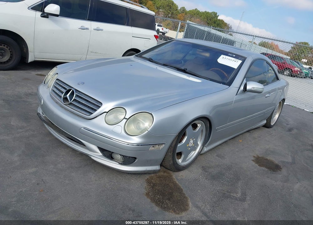 2002 MERCEDES-BENZ CL 500 VIN: WDBPJ75J22A021787