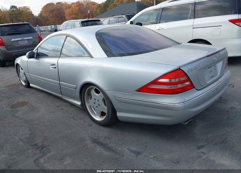2002 MERCEDES-BENZ CL 500 VIN: WDBPJ75J22A021787