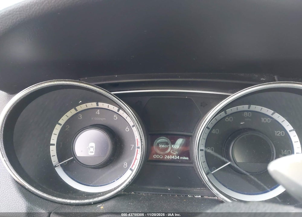 2011 HYUNDAI SONATA SE VIN: 5NPEC4AC7BH014898