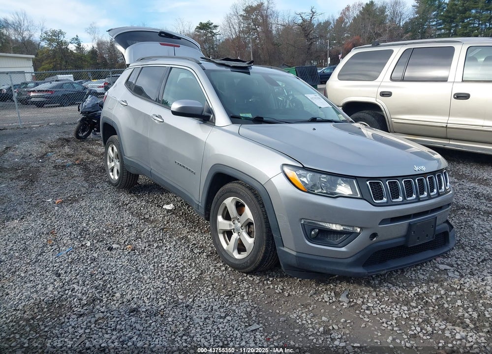 2018 JEEP COMPASS LATITUDE 4X4 VIN: 3C4NJDBB7JT222497