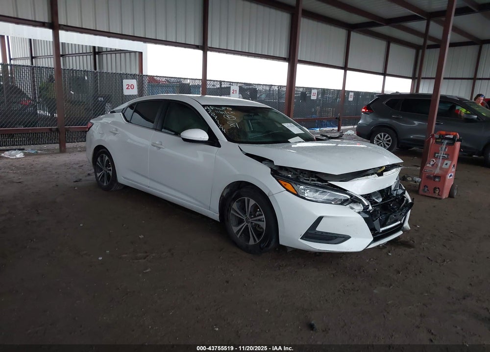 2022 NISSAN SENTRA SV XTRONIC CVT VIN: 3N1AB8CV5NY319186
