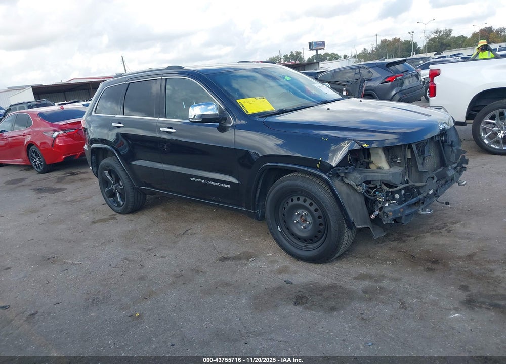 2014 JEEP GRAND CHEROKEE OVERLAND VIN: 1C4RJFCT8EC212700
