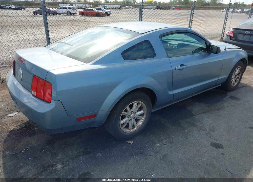 2007 FORD MUSTANG V6 DELUXE/V6 PREMIUM VIN: 1ZVFT80N575289186