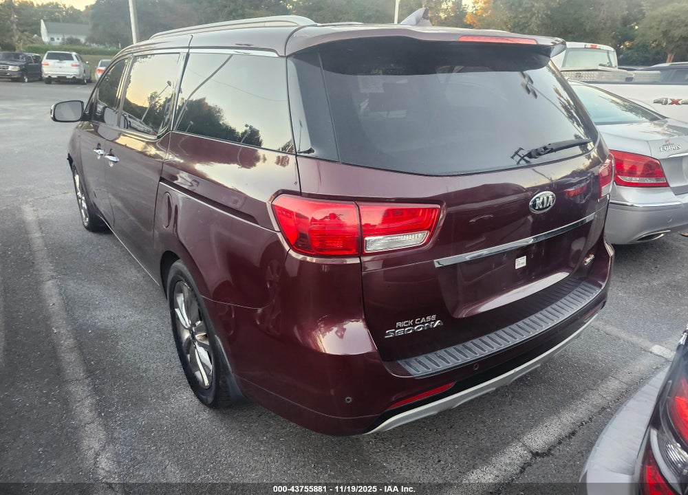 2015 KIA SEDONA SX LUXURY VIN: KNDME5C10F6019836
