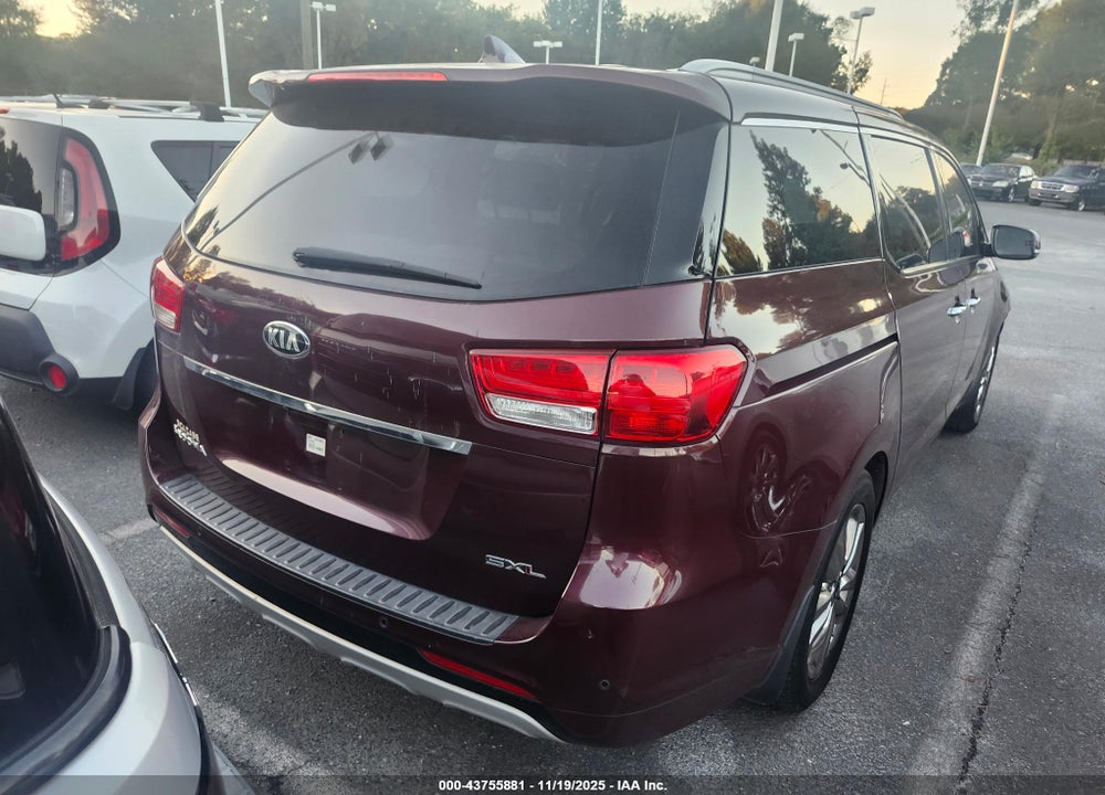 2015 KIA SEDONA SX LUXURY VIN: KNDME5C10F6019836