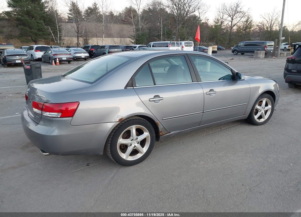 2007 HYUNDAI SONATA LIMITED/SE V6 VIN: 5NPEU46F37H183839