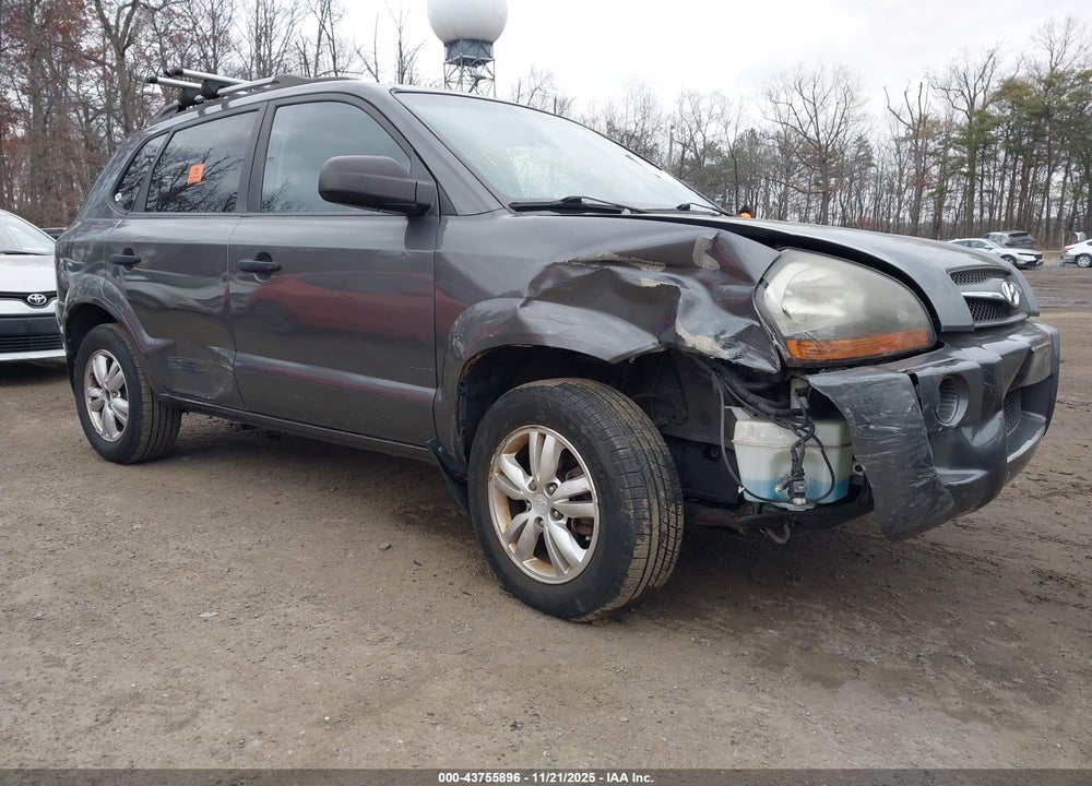 2009 HYUNDAI TUCSON GLS VIN: KM8JM12B49U974675