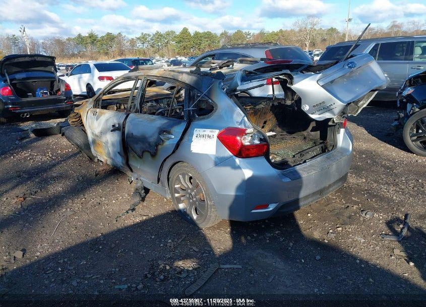 2015 SUBARU IMPREZA 2.0I SPORT PREMIUM VIN: JF1GPAU61FH283085