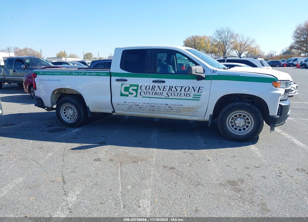 2021 CHEVROLET SILVERADO 1500 4WD STANDARD BED WT VIN: 1GCRYAEF6MZ354092