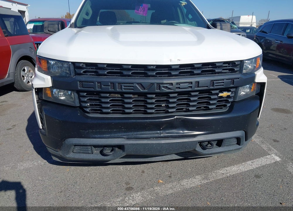 2021 CHEVROLET SILVERADO 1500 4WD STANDARD BED WT VIN: 1GCRYAEF6MZ354092