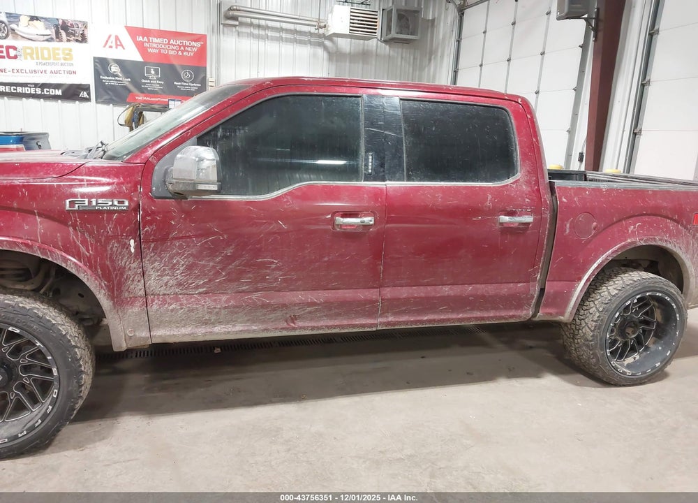 2016 FORD F-150 PLATINUM VIN: 1FTEW1EFXGFA12350