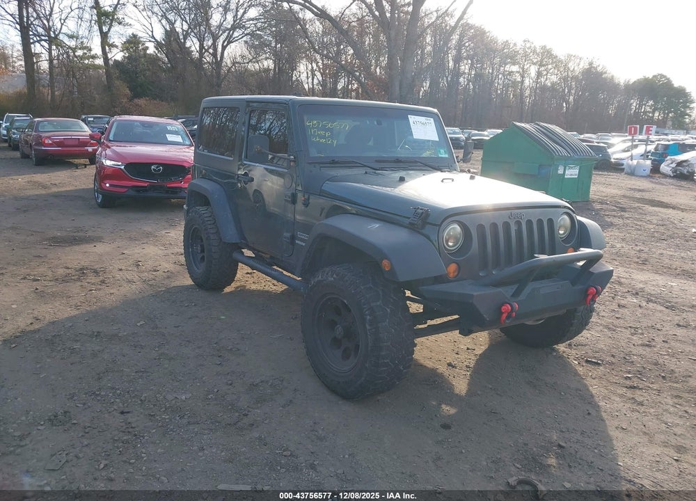 2011 JEEP WRANGLER SPORT VIN: 1J4AA2D16BL504452