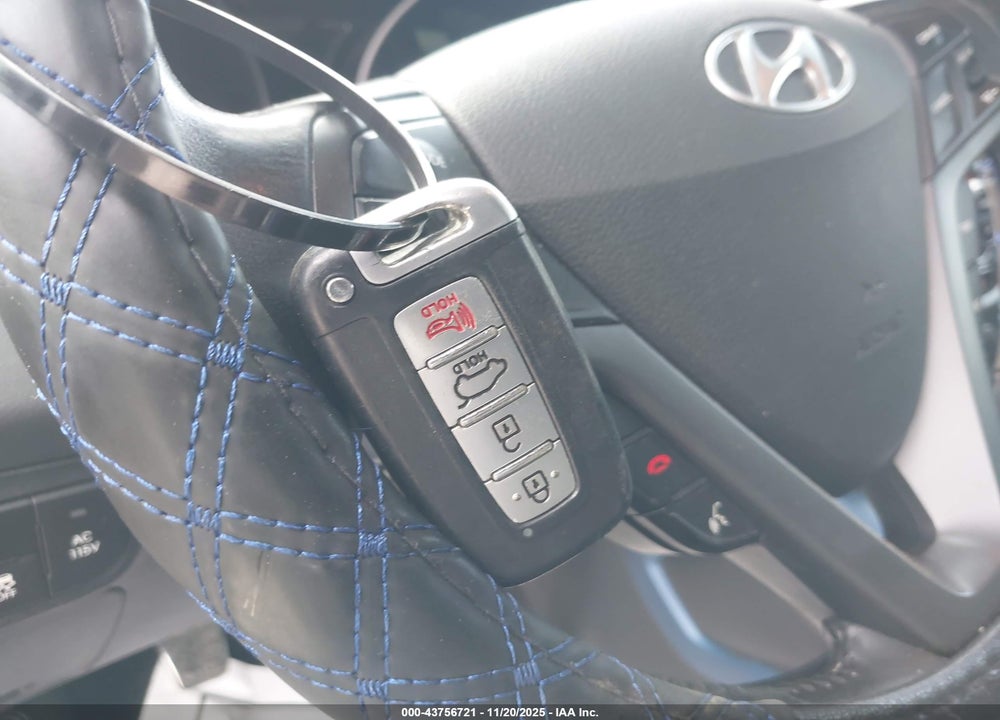 2014 HYUNDAI VELOSTER TURBO W/BLUE VIN: KMHTC6AEXEU192976