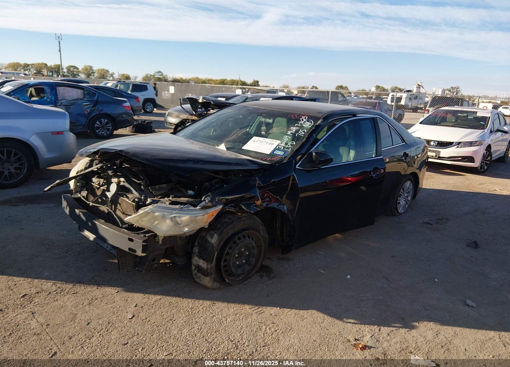 2013 TOYOTA CAMRY L VIN: 4T1BF1FK7DU641372
