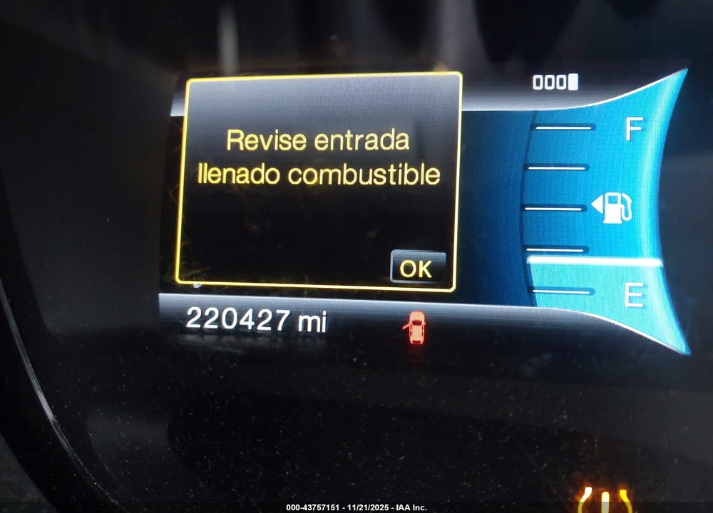 2011 FORD EDGE SEL VIN: 2FMDK4JC3BBB46000