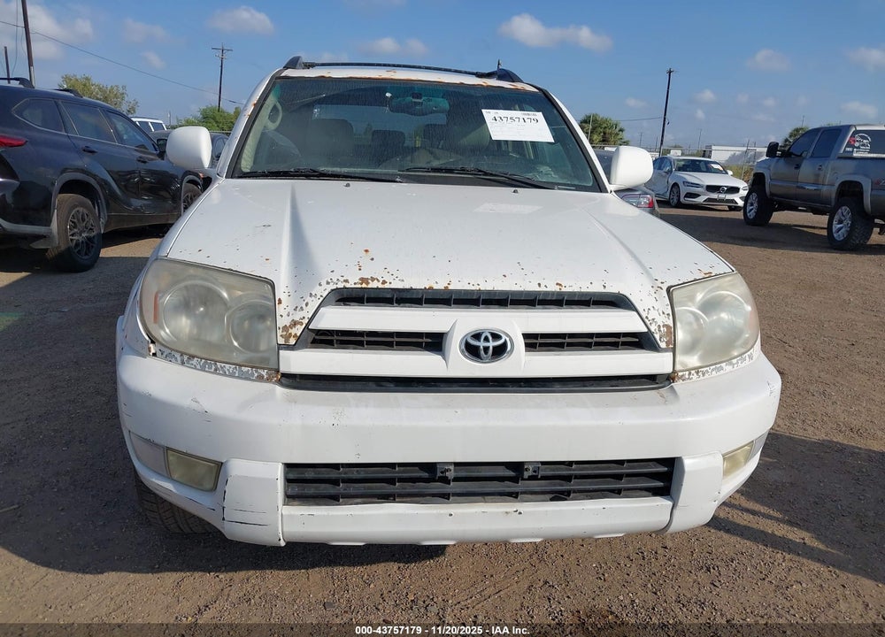 2005 TOYOTA 4RUNNER LIMITED V6 VIN: JTEZU17R358027252