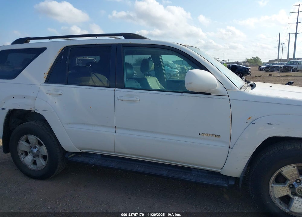 2005 TOYOTA 4RUNNER LIMITED V6 VIN: JTEZU17R358027252