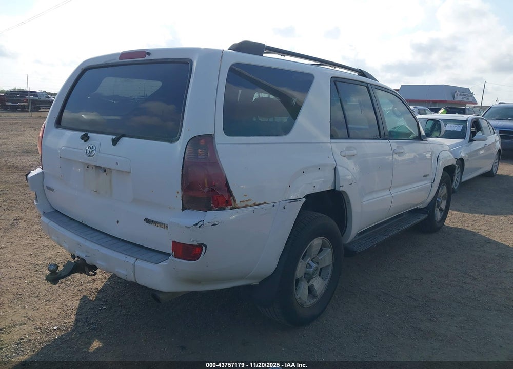 2005 TOYOTA 4RUNNER LIMITED V6 VIN: JTEZU17R358027252