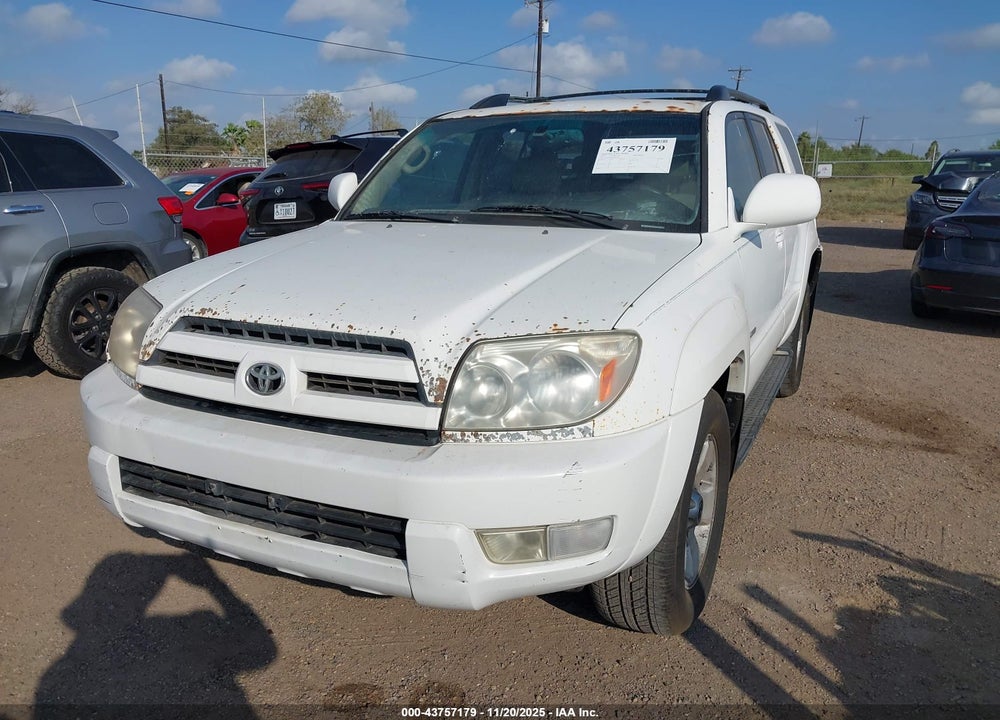 2005 TOYOTA 4RUNNER LIMITED V6 VIN: JTEZU17R358027252
