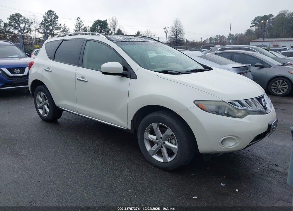 2009 NISSAN MURANO SL VIN: JN8AZ18U29W103832