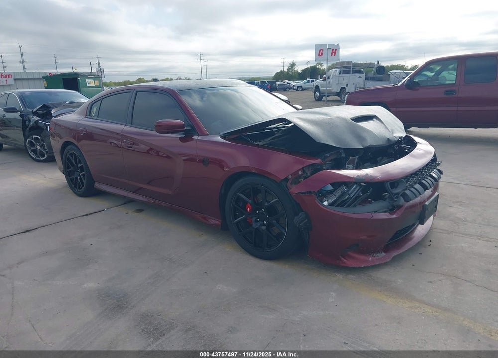 2019 DODGE CHARGER SCAT PACK RWD VIN: 2C3CDXGJ3KH728603