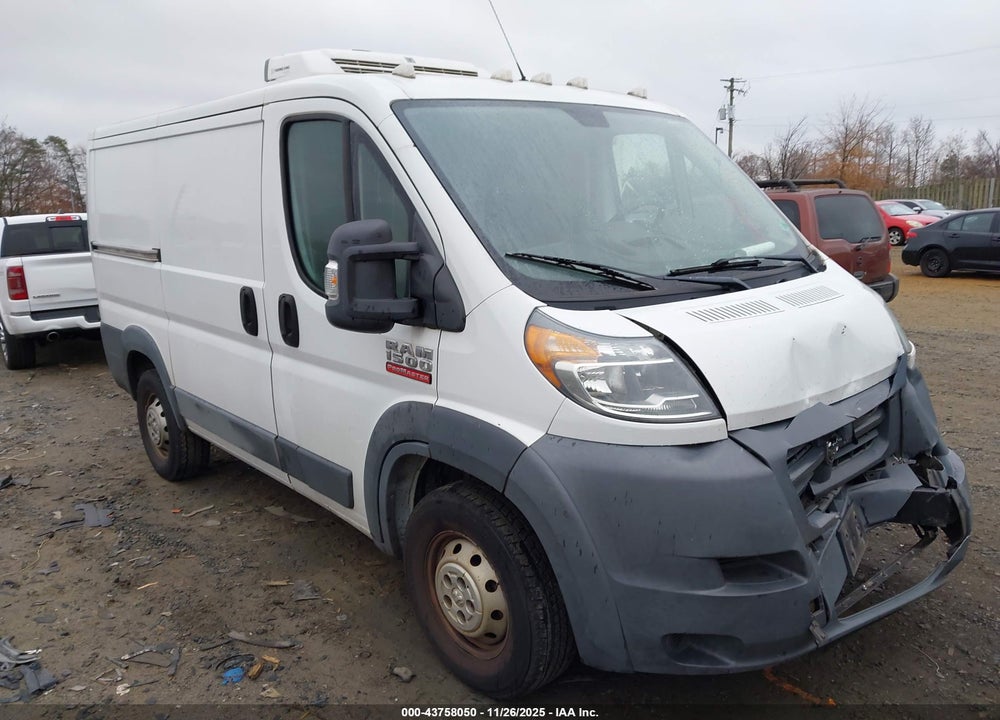 2014 RAM PROMASTER 1500 LOW ROOF VIN: 3C6TRVNG0EE110543