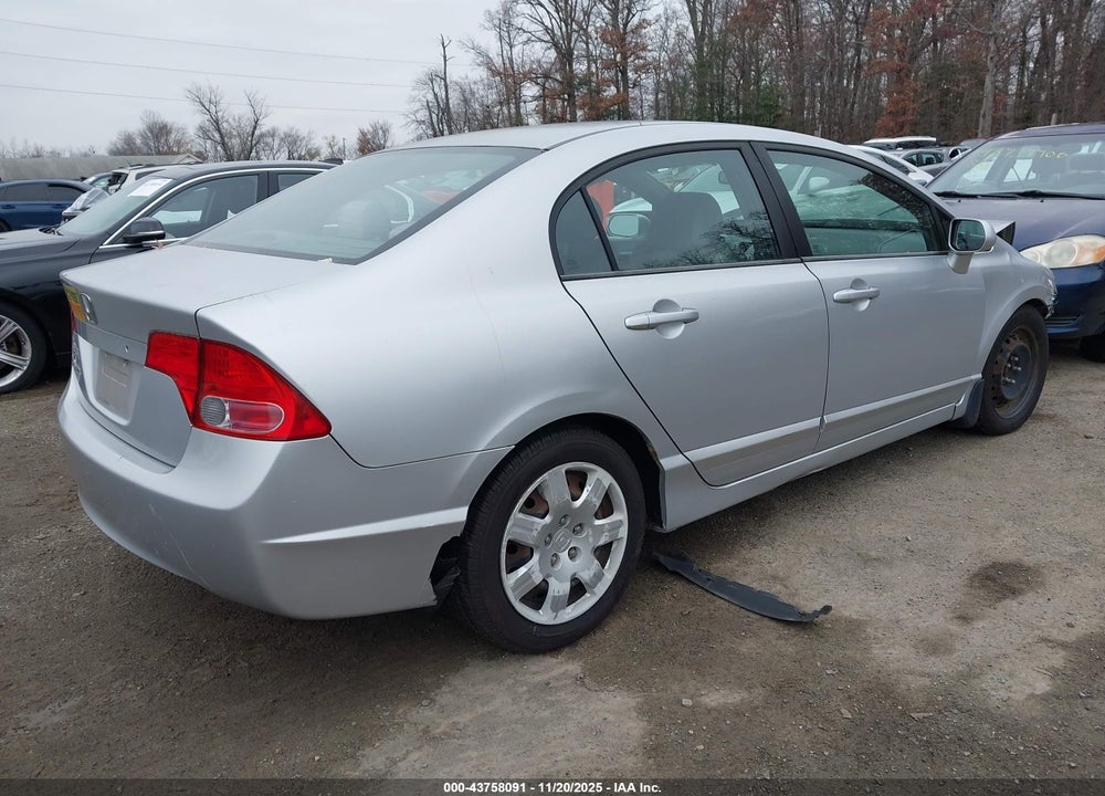 2006 HONDA CIVIC LX VIN: 1HGFA16596L083663