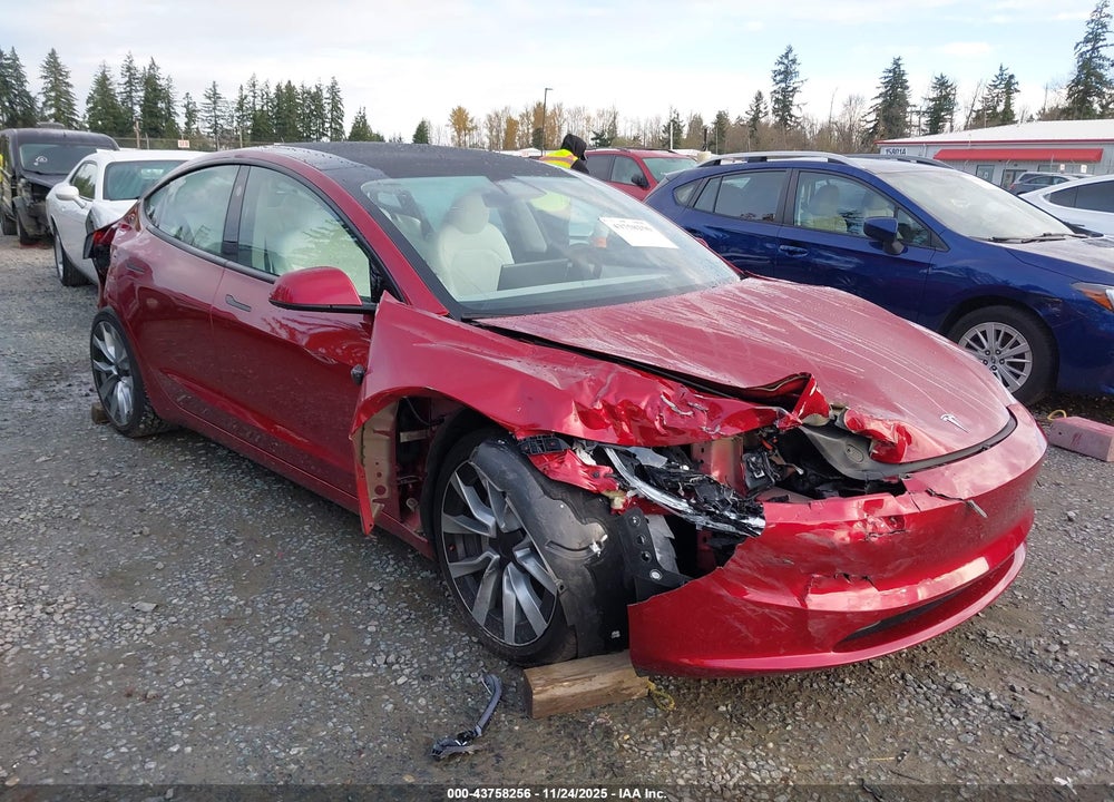 2024 TESLA MODEL 3 LONG RANGE DUAL MOTOR ALL-WHEEL DRIVE/REAR-WHEEL DRIVE VIN: 5YJ3E1EA9RF801868