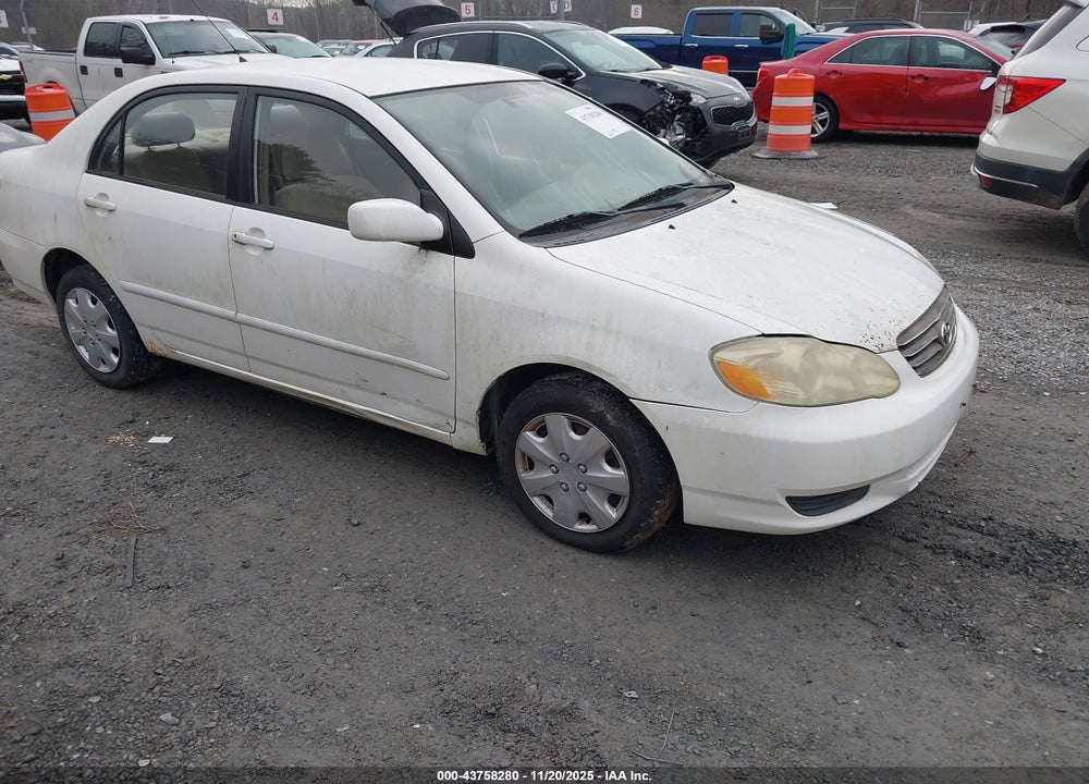 2003 TOYOTA COROLLA LE VIN: JTDBR32E130046076