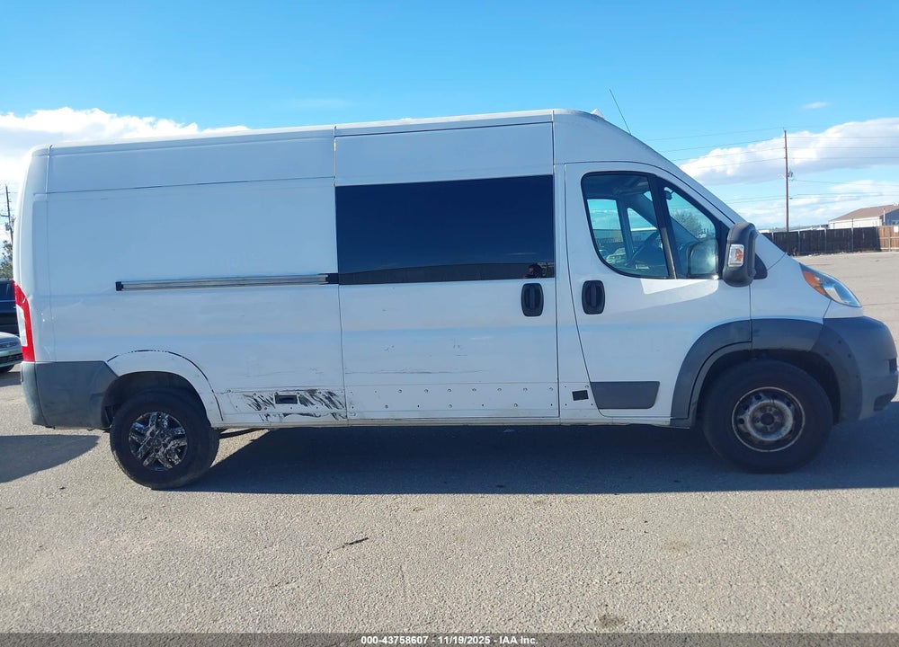 2016 RAM PROMASTER 2500 HIGH ROOF VIN: 3C6TRVDG4GE127589