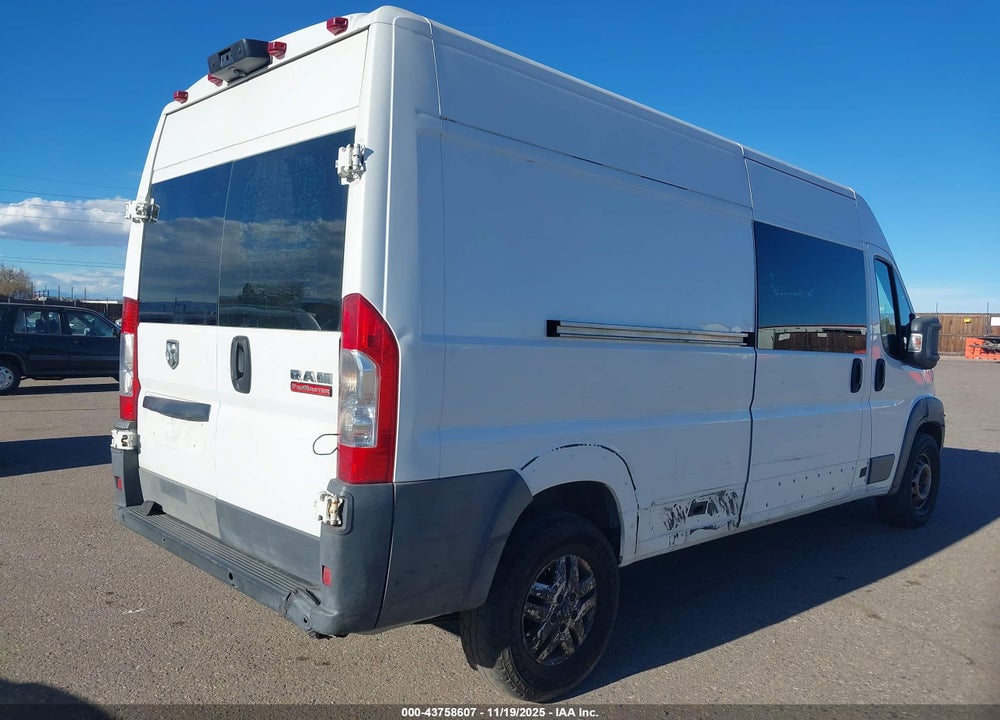 2016 RAM PROMASTER 2500 HIGH ROOF VIN: 3C6TRVDG4GE127589