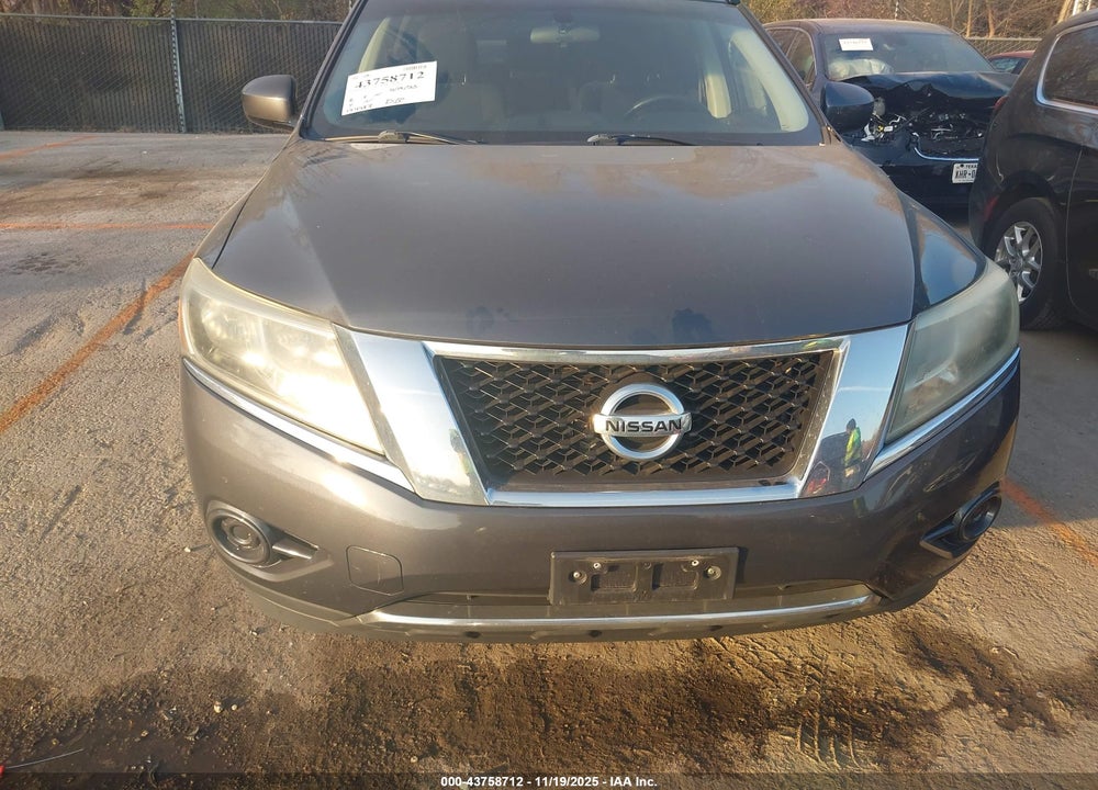 2013 NISSAN PATHFINDER S VIN: 5N1AR2MN6DC653010