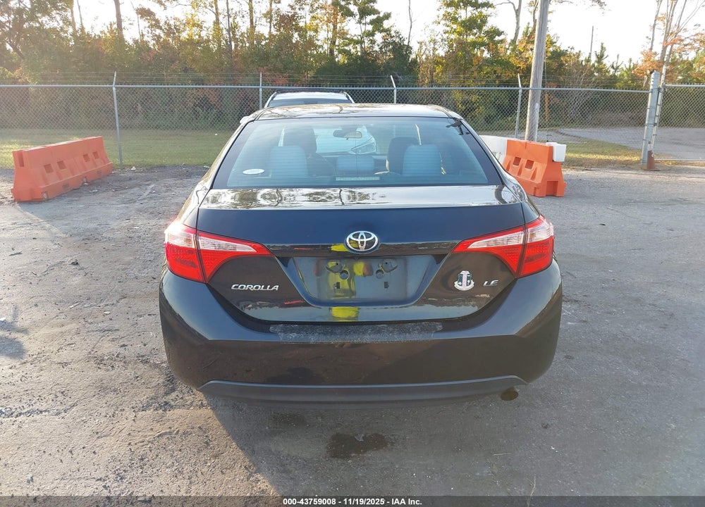 2018 TOYOTA COROLLA LE VIN: 2T1BURHE8JC058446