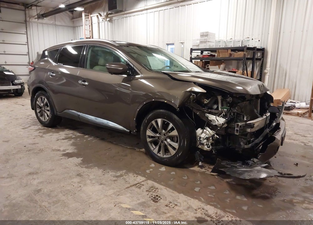 2015 NISSAN MURANO SL VIN: 5N1AZ2MH9FN282443