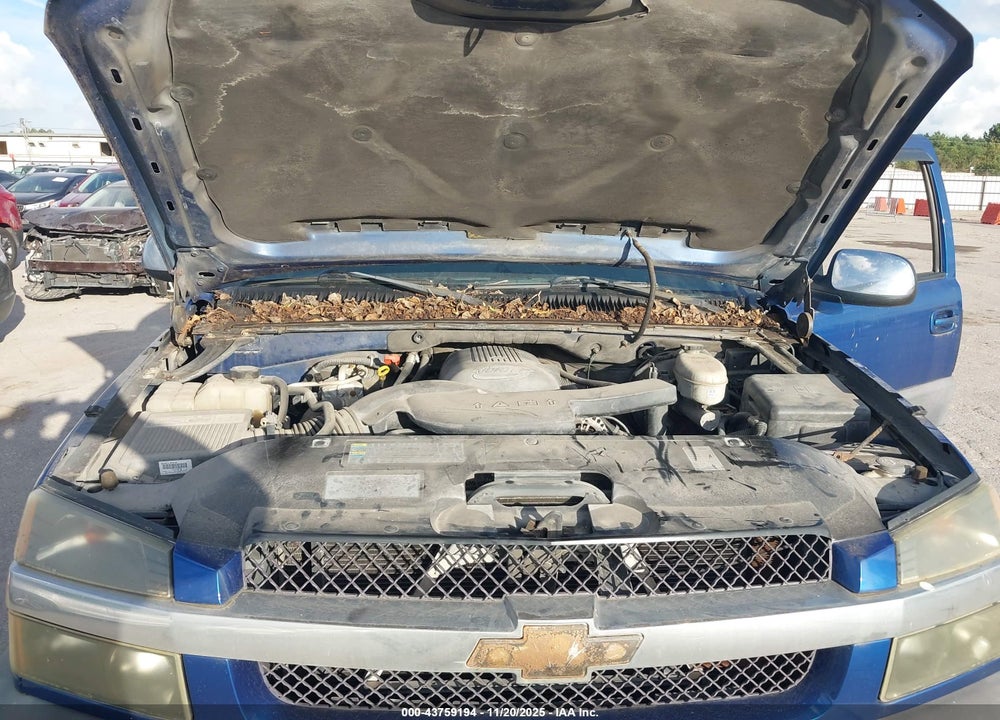 2003 CHEVROLET AVALANCHE 1500 VIN: 3GNEC13T03G182539