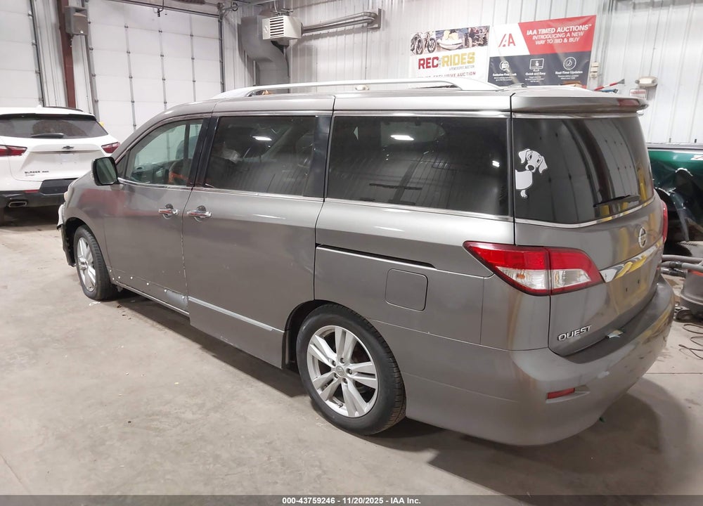 2011 NISSAN QUEST LE VIN: JN8AE2KP1B9003911