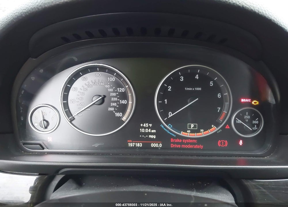 2013 BMW 535I XDRIVE VIN: WBAFU7C57DDU72626