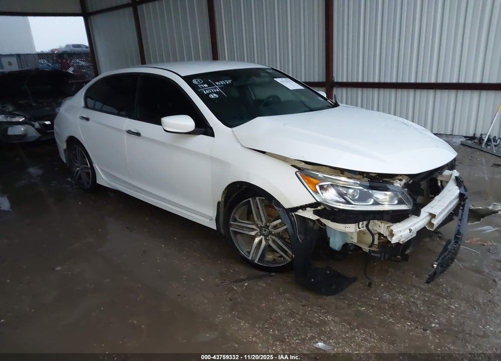 2017 HONDA ACCORD SPORT VIN: 1HGCR2F50HA300095