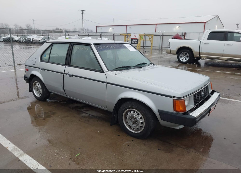 1988 PLYMOUTH HORIZON EXPO VIN: 1P3BM18D1JY137736