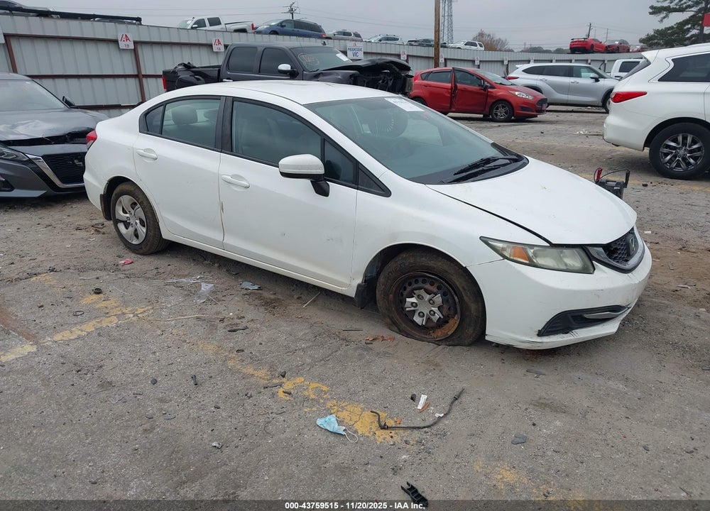 2014 HONDA CIVIC LX VIN: 19XFB2F57EE039587