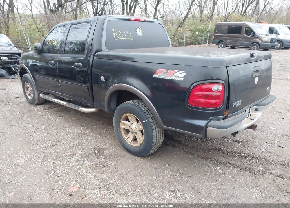 2003 FORD F-150 LARIAT/XLT VIN: 1FTRW08L83KA66468
