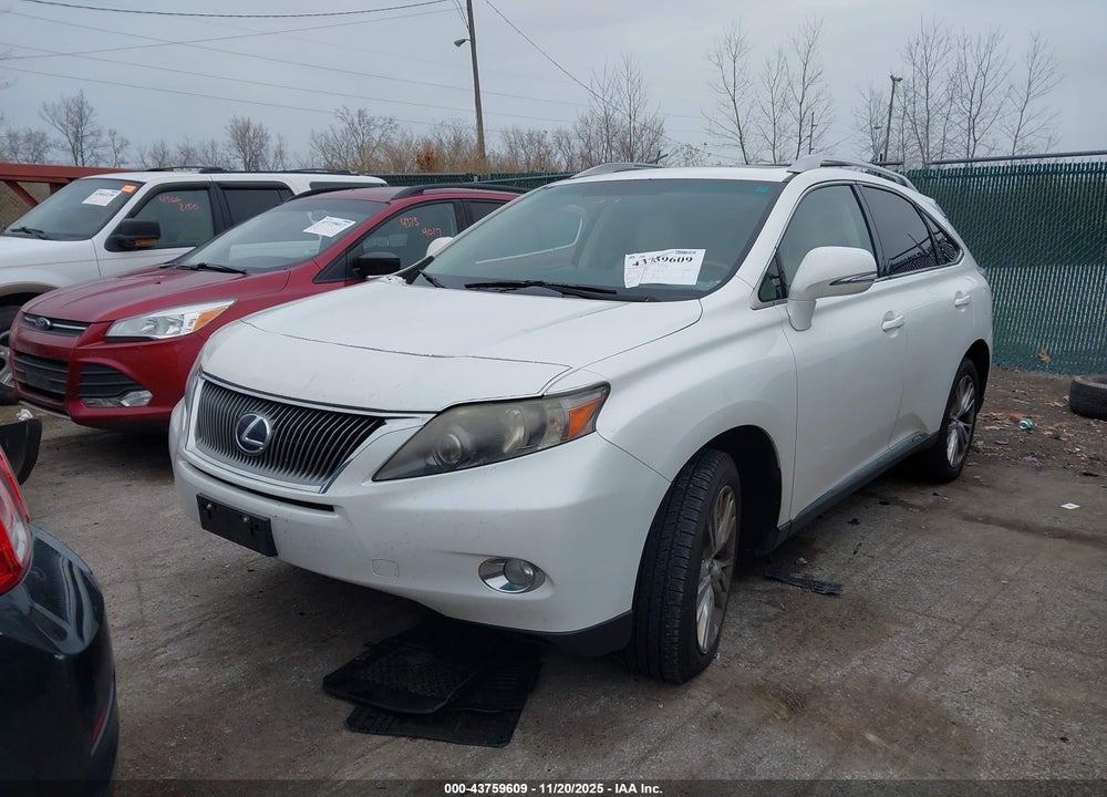 2010 LEXUS RX 450H VIN: JTJBC1BA8A2023895