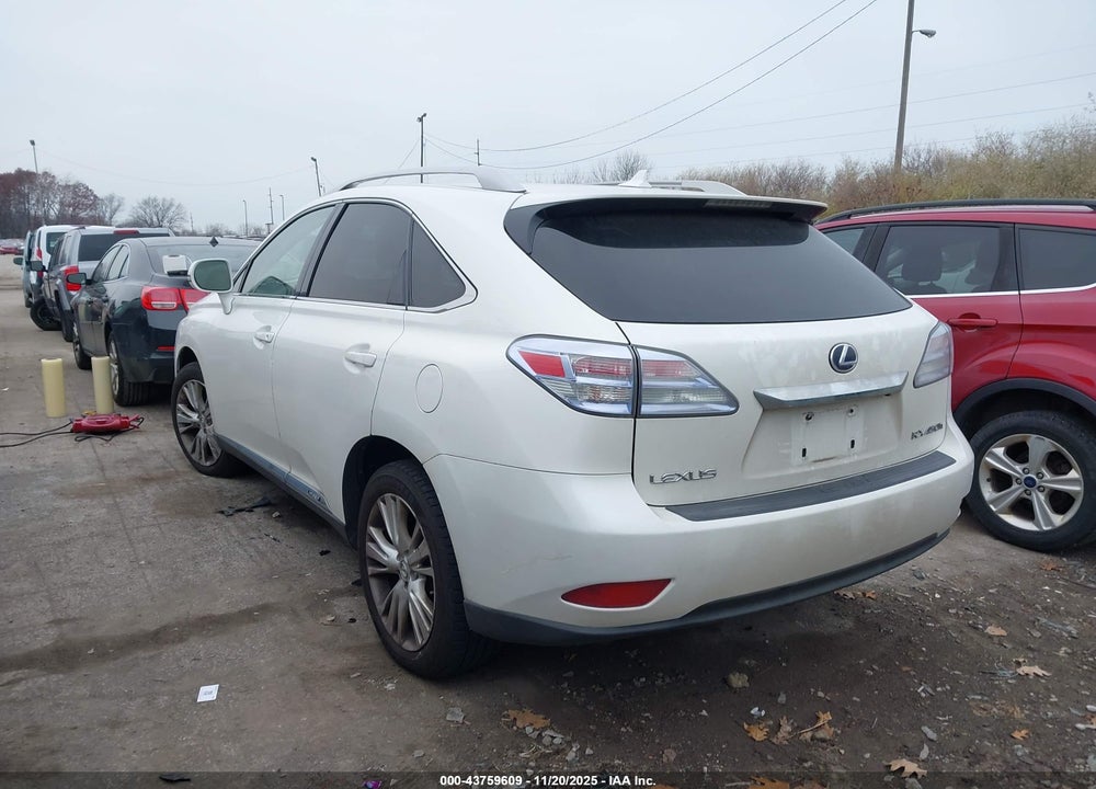2010 LEXUS RX 450H VIN: JTJBC1BA8A2023895
