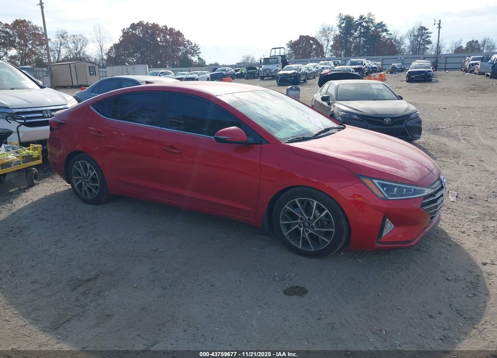 2020 HYUNDAI ELANTRA LIMITED VIN: 5NPD84LF1LH560375